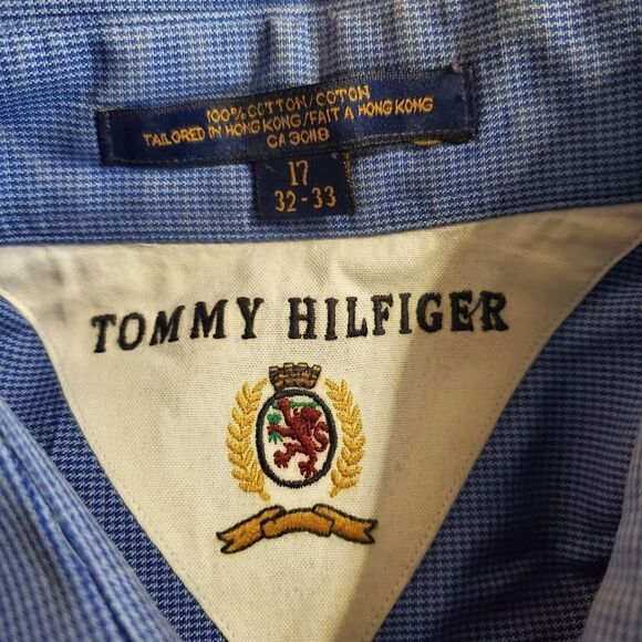 Tommy Hilfiger Blue Button Down Shirt (17) - Picture 5 of 5